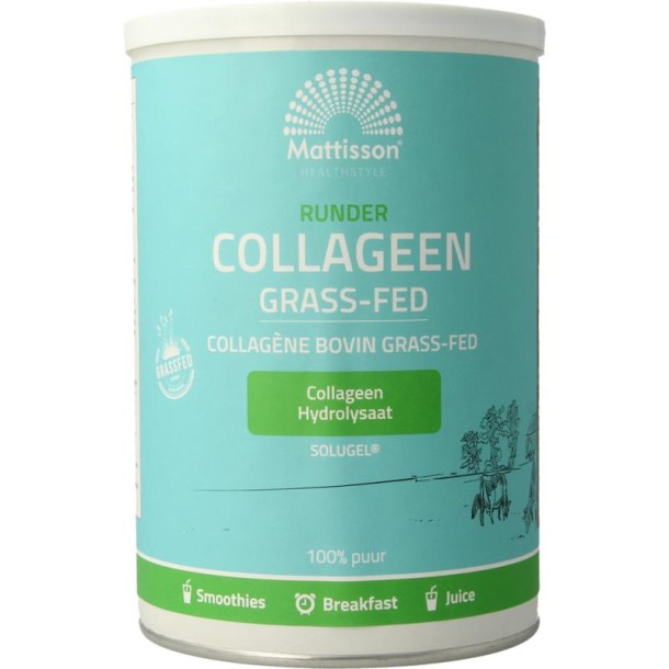 Mattisson Solugel runder collageen grass-fed/gras gevoerd (300 Gram)