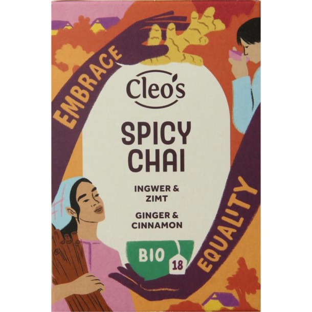 Cleo's Spicy chai bio (18 Zakjes)