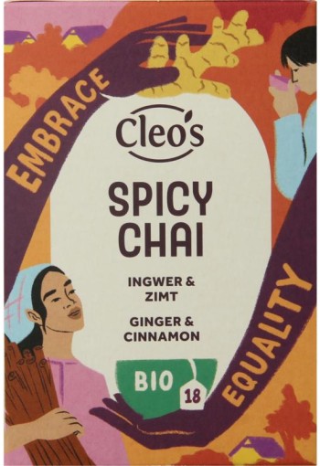 Cleo's Spicy chai bio (18 Zakjes)