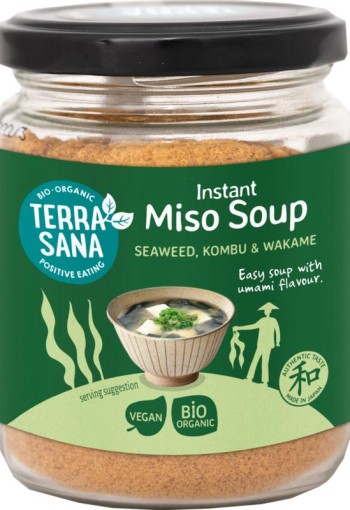 Terrasana Instant miso soep poeder bio (130 Gram)