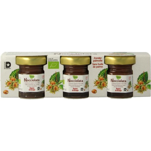 Nocciolata Choco hazelnootpasta bio (75 Gram)