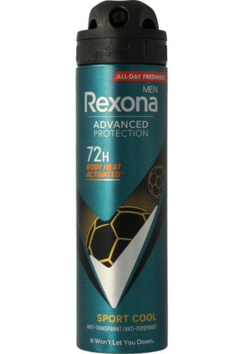 Rexona Deodorant spray 72h sport cool 150 Milliliter