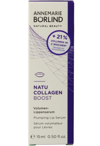 Borlind Natu collagen boost plum lip serum (15 Milliliter)