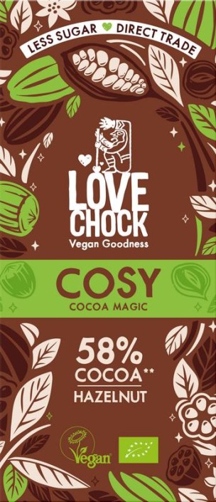 Lovechock Cosy hazelnut bio (70 Gram)