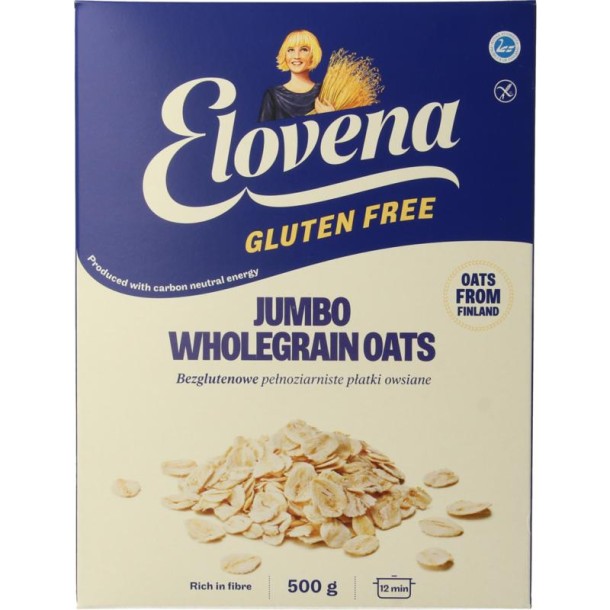 Elovena Havervlokken glutenvrij (500 Gram)