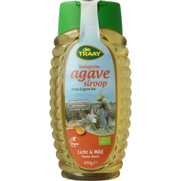 Traay Agavesiroop licht en mild bio (490 Gram)