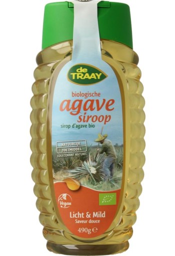 Traay Agavesiroop licht en mild bio (490 Gram)