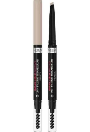 L'Oréal Paris Infaillible 24H Brow Filling Triangular Wenkbrauwpotlood 8.0 Light Cool Blond