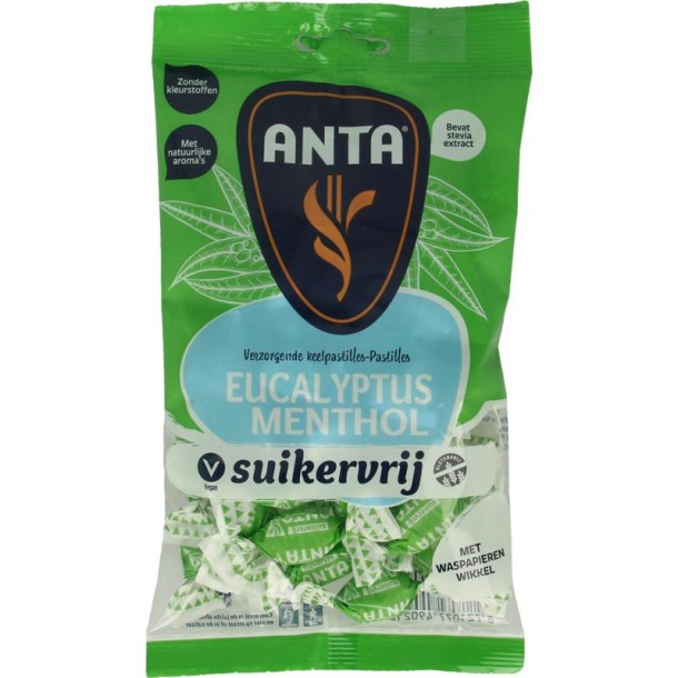 Anta Flu Eucalyptus suikervrij met stevia (120 Gram)