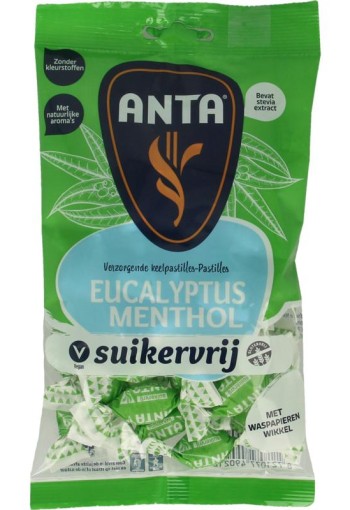 Anta Flu Eucalyptus suikervrij met stevia (120 Gram)