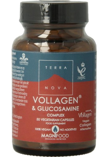 Terranova Vollagen & glucosamine complex (50 Vegetarische capsules)