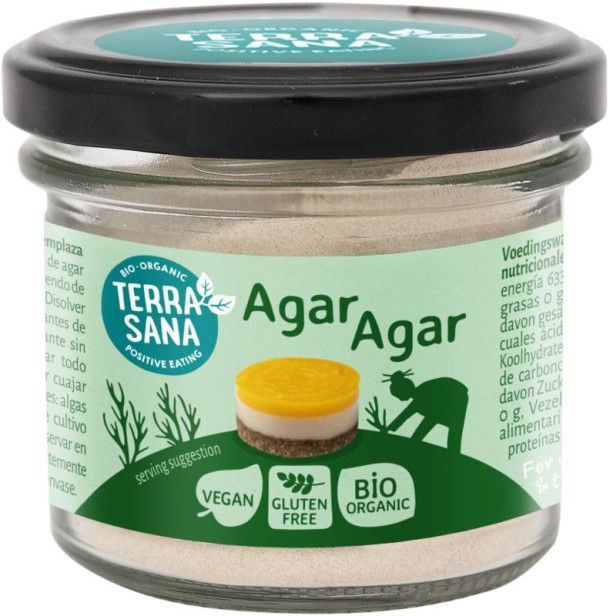 Terrasana Agar agar poeder bio (50 Gram)