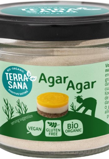 Terrasana Agar agar poeder bio (50 Gram)