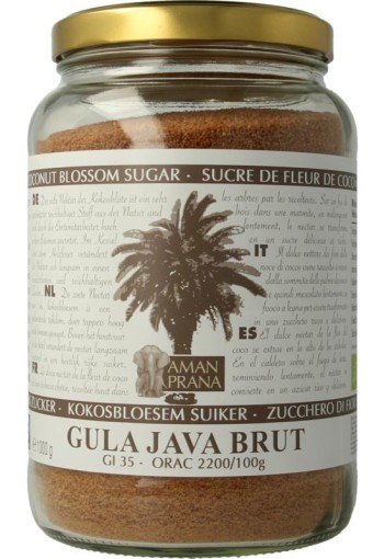 Amanprana Gula java brut bio (1 Kilogram)