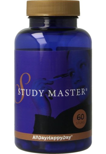 Alldayhappyday Study master (60 Vegetarische capsules)