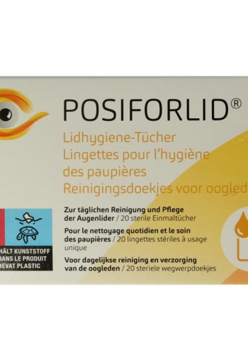 Posiforlid Posiforlid reinigsdoekjes oogleden (20 Stuks)