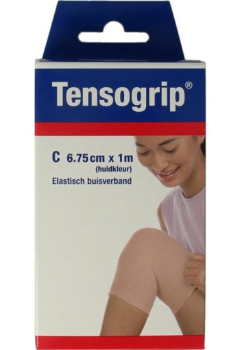 Tensogrip Elastisch buisverband C 1m x 6.75cm huidkleur (1 Stuks)