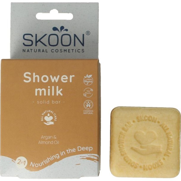 Skoon Solid shower milk nourishing into the deep 2-in-1 (90 Gram)