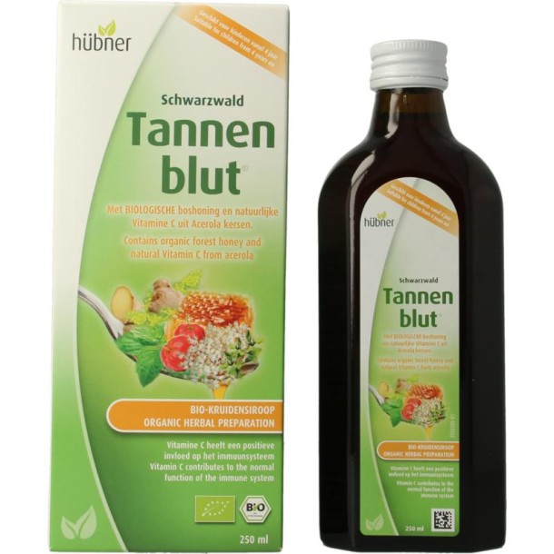 Hubner Tannenblut kruidensiroop bio (250 Milliliter)