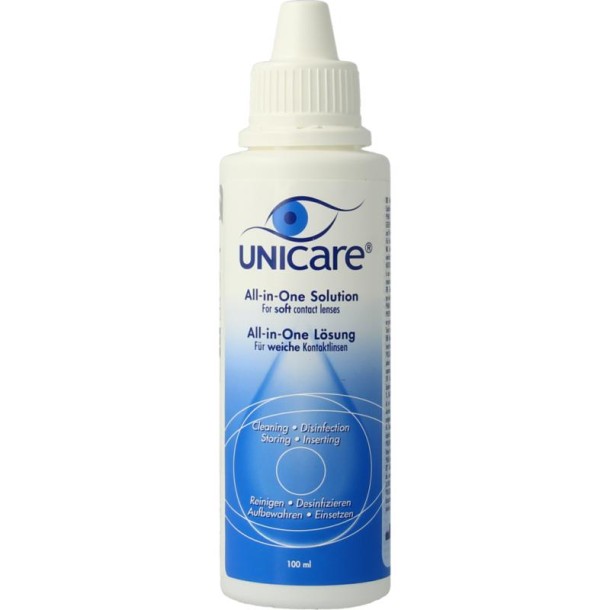 Unicare Alles-in-een vloeistof zachte lenzen (100 Milliliter)