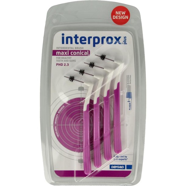 Interprox Plus ragers maxi conical paars (4 Stuks)