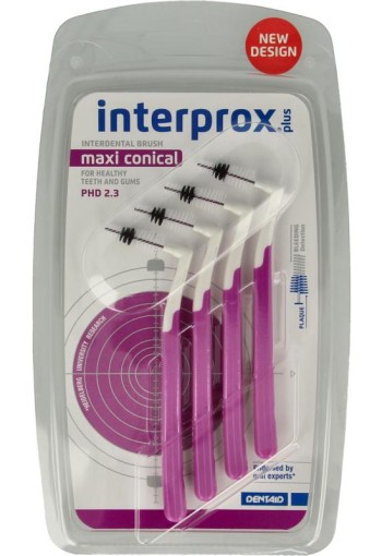 Interprox Plus ragers maxi conical paars (4 Stuks)