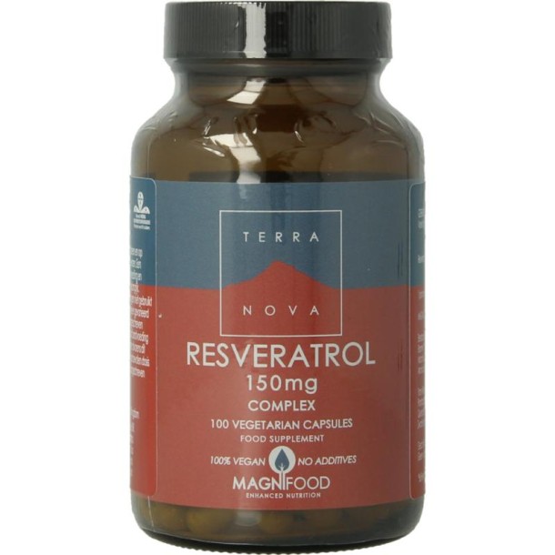 Terranova Resveratrol 150mg complex (100 Vegetarische capsules)