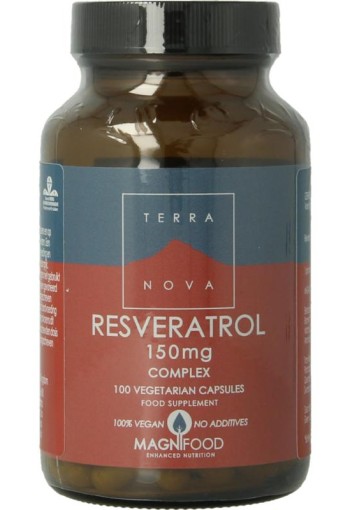 Terranova Resveratrol 150mg complex (100 Vegetarische capsules)