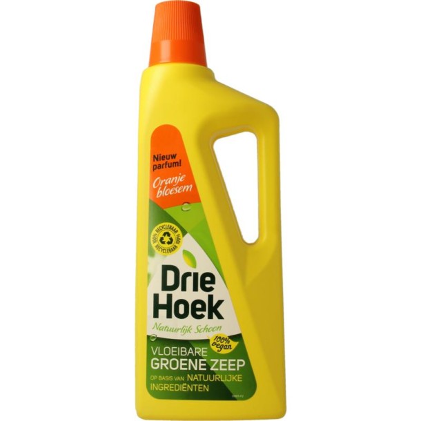 Driehoek Vloeibare groene zeep oranjebloesem (725 Milliliter)