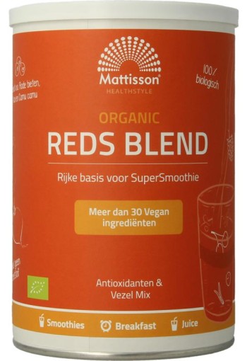 Mattisson Reds blend poeder organic bio (400 Gram)