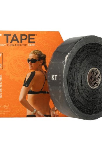 KT Tape Jumbo pro roll 38 meter 150 strips zwart precut (1 Stuks)