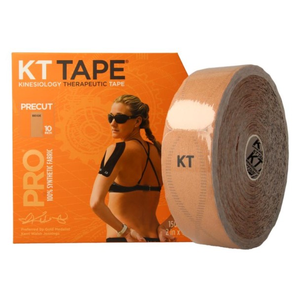 KT Tape Jumbo pro roll 38 meter 150 strips beige precut (1 Stuks)