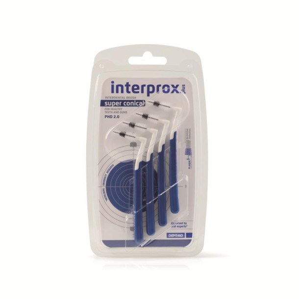 Interprox Plus ragers super conical donker blauw (4 Stuks)