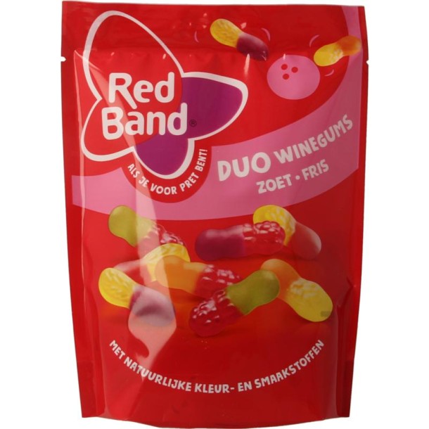 Red Band Winegum duo zoet fris (205 Gram)