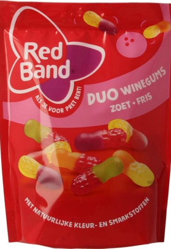 Red Band Winegum duo zoet fris (205 Gram)