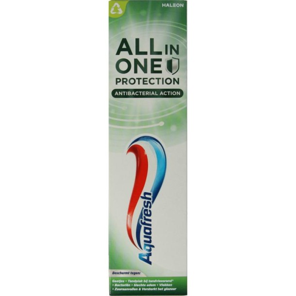 Aquafresh Tandpasta anti bacterial action (75 Milliliter)