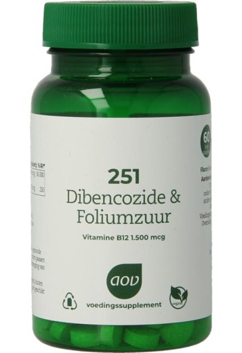 AOV 251 Dibencozide & foliumzuur (60 Zuigtabletten)