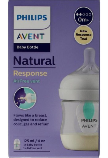 Avent Natural airfree voedingsfles (125 Milliliter)