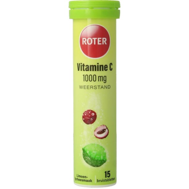 Roter Bruistablet vitamine C lime lycee (15 Bruistabletten)