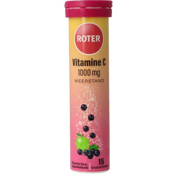 Roter Bruistablet vitamine C appel zwarte bes (15 Bruistabletten)