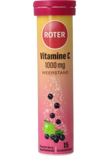 Roter Bruistablet vitamine C appel zwarte bes (15 Bruistabletten)