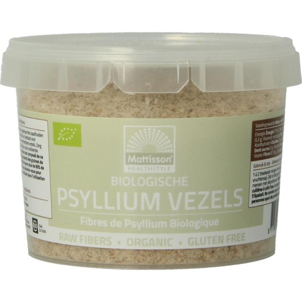 Mattisson Psyllium vezels biologisch bio (90 Gram)