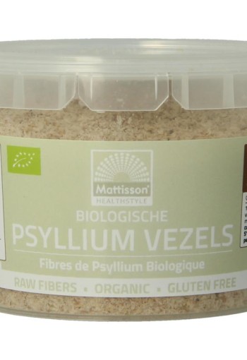 Mattisson Psyllium vezels biologisch bio (90 Gram)