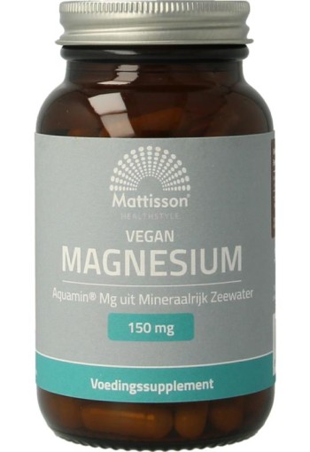 Mattisson Magnesium uit mineraalrijk zeewater Aquamin mg (90 Vegetarische capsules)