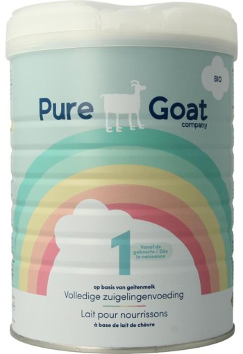 Pure Goat Zuigelingenvoeding volledig 1 bio (800 Gram)