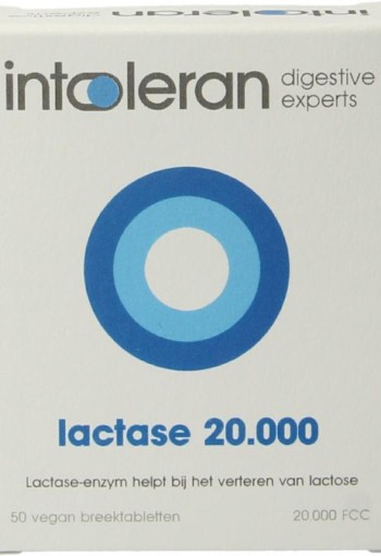 Intoleran Lactase 20.000 (50 Tabletten)