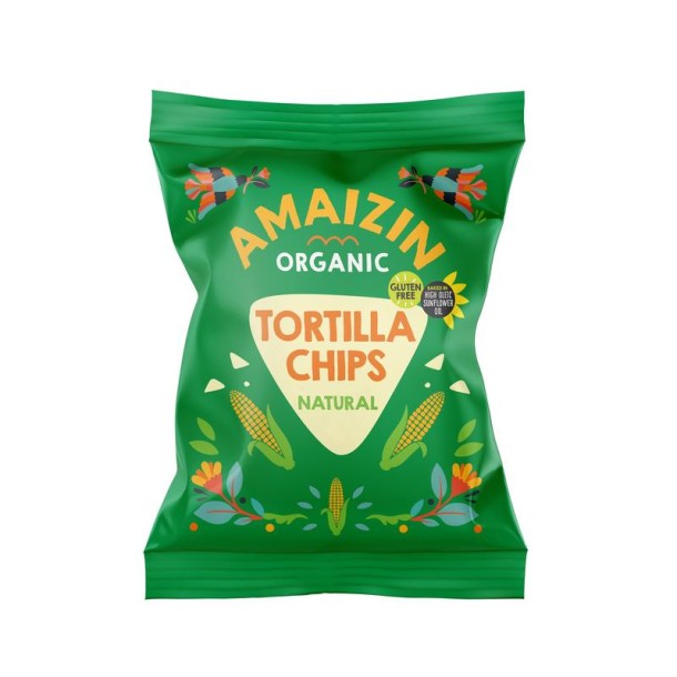 Amaizin Tortilla chips natural bio (75 Gram)