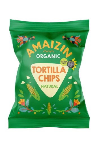 Amaizin Tortilla chips natural bio (75 Gram)