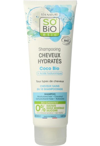 So Bio Etic Shampoo moisturizing coconut & hyaluronic acid (250 Milliliter)