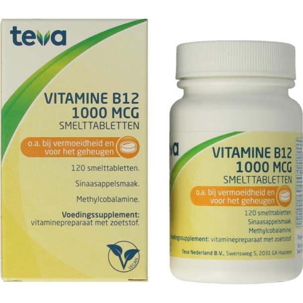 Teva Vitamine B12 1000mcg (120 Tabletten)